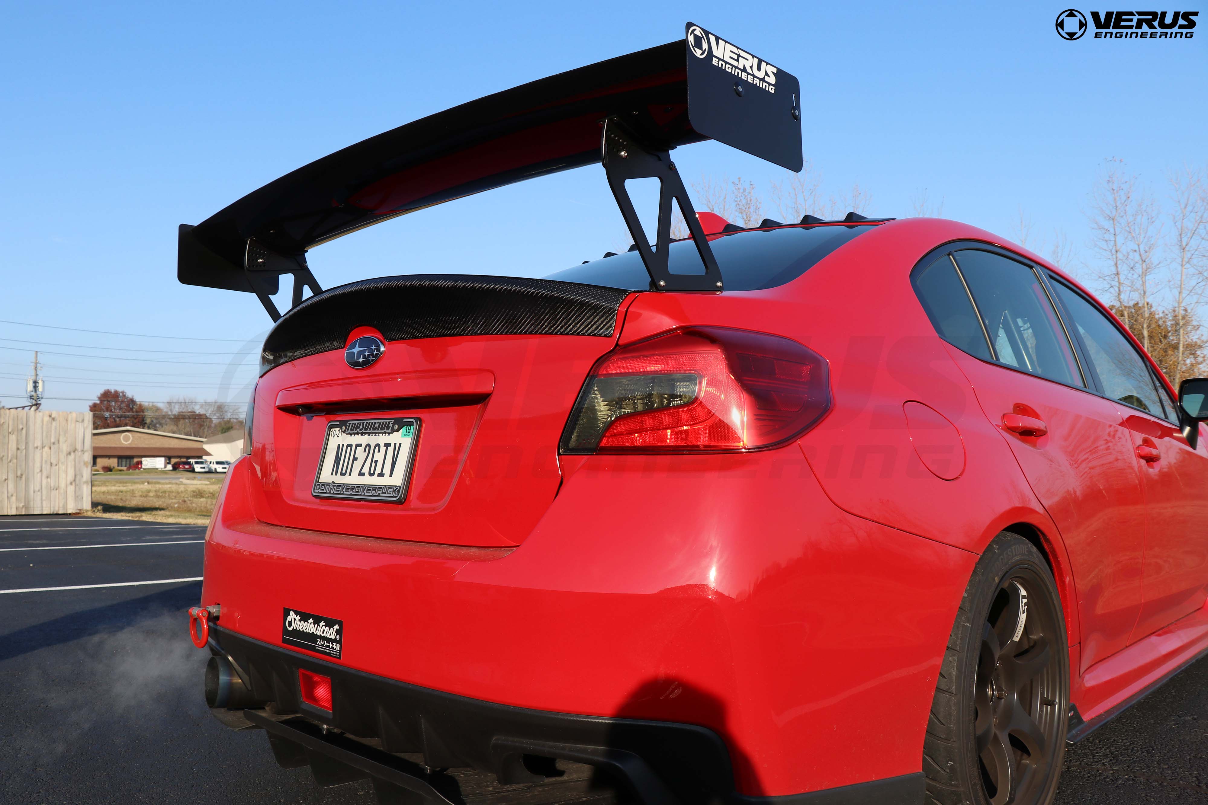 Carbon Rear Spoiler, Ducktail 2015+ VA Subaru WRX Verus Engineering